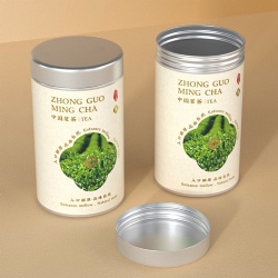 Tea aluminum canister 65X115mm
